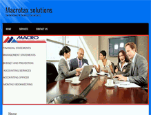 Tablet Screenshot of macrotaxsolutions.co.za